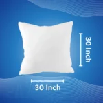 White Square Floor Cushions 30x30 Inch