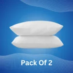 Hollow Fiber Pillows (Vacuum/Pressed) Pack of 2