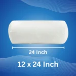 Foam Round Pillow 12Ć24 Inch pack of 2