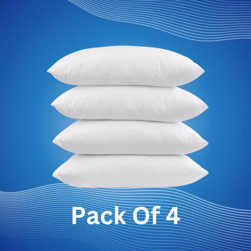 White Pillow 17x27 Inch- Pack of 4
