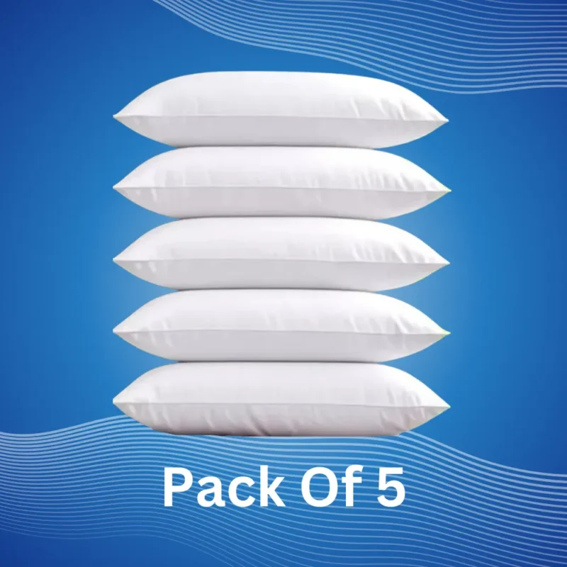 White Pillow 17x27 Inch- Pack of 5