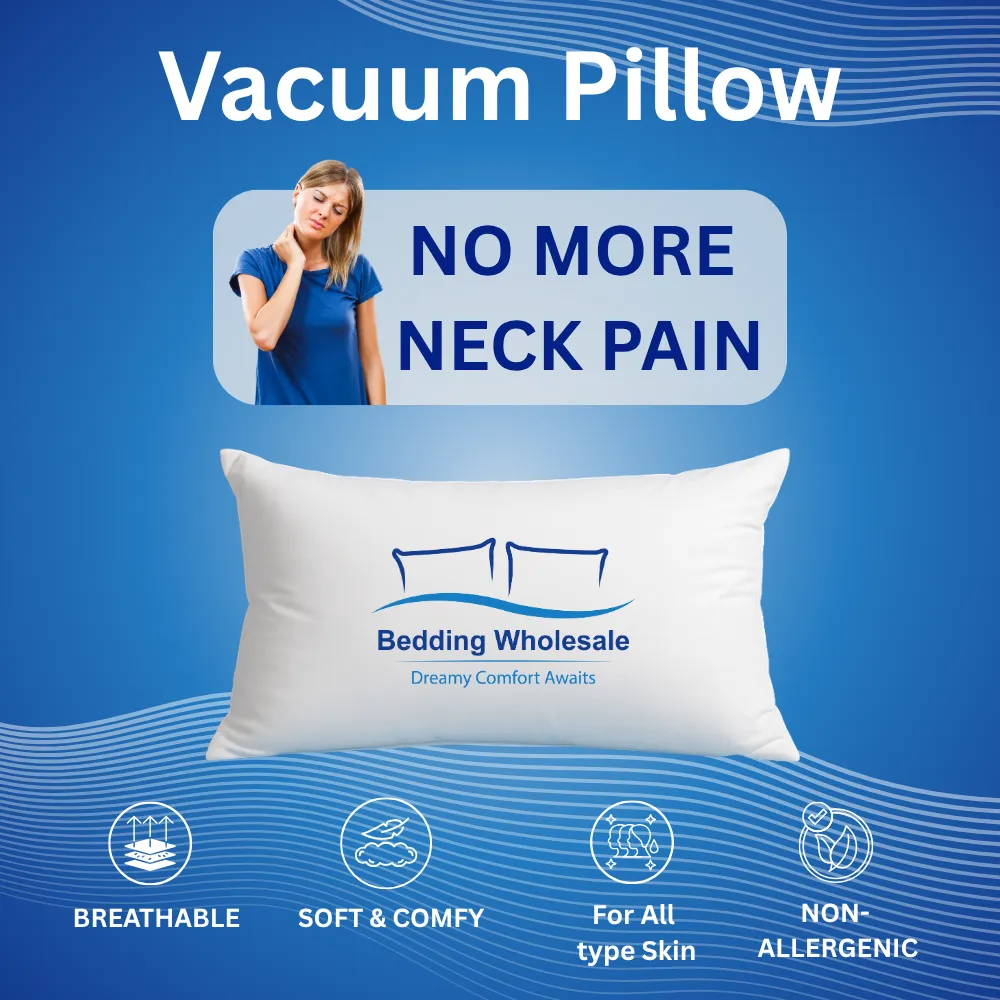 Hollow Fiber (Vacuum / Pressed) - Neck & Back Pain Relief (White) Pack of 1 Hollow Fiber (Vacuum / Pressed) - Neck & Back Pain Relief (White) Pack of 1