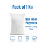Ball Fiber Polyester Filling Pack of 1 Kg