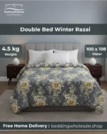 Snow Comfort Gray Winter Razai